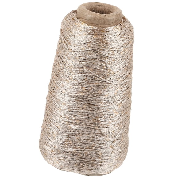 SNNROO Crochet Needles Cotton Yarn for Knitting Gold Metallic Yarn Knitting Yarn Cotton Yarn