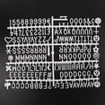 thumbnail image 3 of Felt Letters Message Board Letter Board, Felt Board, Wood Changeable Letters Numbers Room for Boutiques Offices Classrooms Homes Black,Grey, 3 of 8