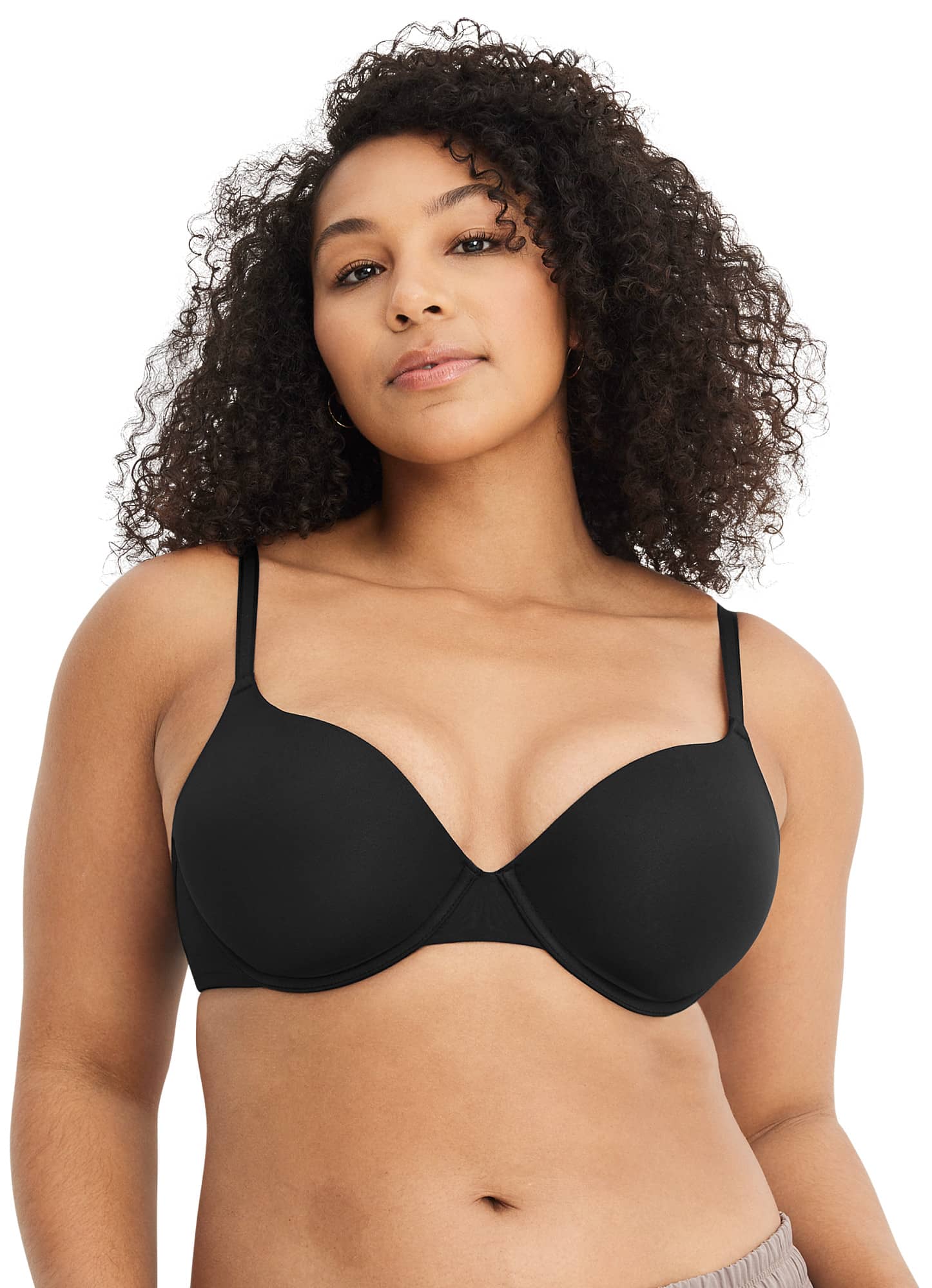 Jockey Smooth & Sleek Microfiber Demi Coverage Underwire T-Shirt Bra