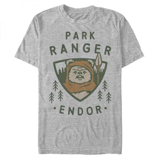 Star Wars 817749-xlarge T-Shirt Ewok Endor Park Ranger, Extra Grand