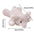 thumbnail image 3 of Jouet Poupée Éléphant Mignon et Doux pour Bébé, Poupée Éléphant, Oreiller de Réconfort pour Enfants., 3 of 8