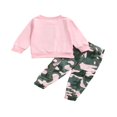 thumbnail image 2 of Baby Boys 2PCS Pants Sets Long Sleeve Round Neck Sweatshirt Tops Solid Color Pants Sets, 2 of 5