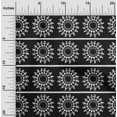 thumbnail image 1 of oneOone Cotton Poplin Fabric Stripe & Mandala Block Decor Fabric Printed BTY 42 Inch Wide, 1 of 4