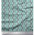 thumbnail image 1 of Soimoi Japan Crepe Satin Fabric Geometric Abstract Print Fabric by the Yard 42 Inch Wide, 1 of 3
