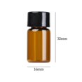 thumbnail image 4 of facefd 50x Refillable Glass Bottles Durable Mini for Fragrance Samples 3ml Conjoined Plug, 4 of 9