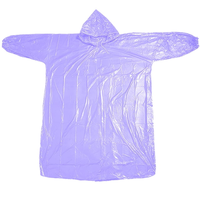Transparent Raincoat Disposable Raincoat Thickened Full Body Portable Adult Hiking Card Raincoat