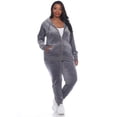 thumbnail image 1 of White Mark Ensemble de Survêtement en Velours pour Femmes, 2 Pcs, 1 of 6