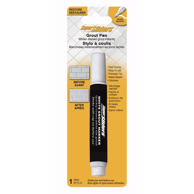 SuperSliders Grout Pen White 1 pack