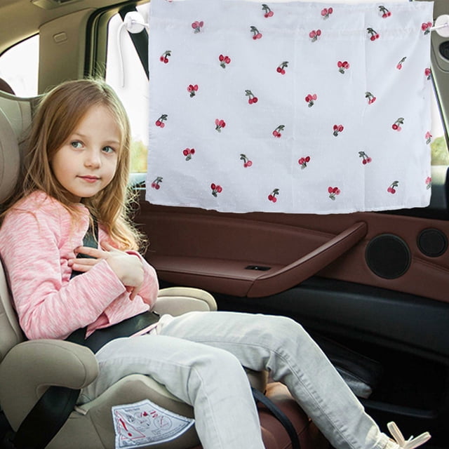 Chmadoxn Rideau d'Ombrage de Voiture Rideau d'Ombrage de Voiture Tissu d'Ombrage de Fenêtre Housse de Voiture Tissu de Rideau Rideaux d'Ombrage pour Voitures