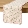 thumbnail image 1 of Holiday Time Maison De Noel Collection Scalloped Berry Sprigs Printed Table Runner, Pink/Multi, 13" x 72", 1 of 4