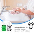 thumbnail image 2 of 500ml Cartoon Soap Dispenser With Pump, Frog Panda Shape Refillable Lotion Pump Bottle For Bathroom Kitchen School Office 2 Pack, 2 of 9