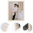 thumbnail image 3 of Shisuyan Cadre Photo Perle Mariage Cadre Photo de Bureau Cadre d'Affichage Photo de Table, 3 of 8
