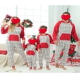 thumbnail image 2 of Pyjamas de Noël Assortis pour la Famille Combinaison à Manches Longues pour Adultes Enfants Bébé, 2 of 6
