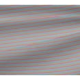thumbnail image 4 of oneOone Viscose Jersey Fabric Multicolor Stripe Print Fabric BTY 60 Inch Wide, 4 of 4