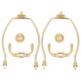 thumbnail image 3 of 2 Pcs Practical Lampshade Horn Brackets Lampshade Holder Lighting Supplies, 3 of 6