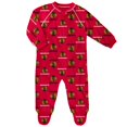 thumbnail image 1 of Infant Chicago Blackhawks Logo Print Raglan Romper - Size 24 Months, 1 of 2