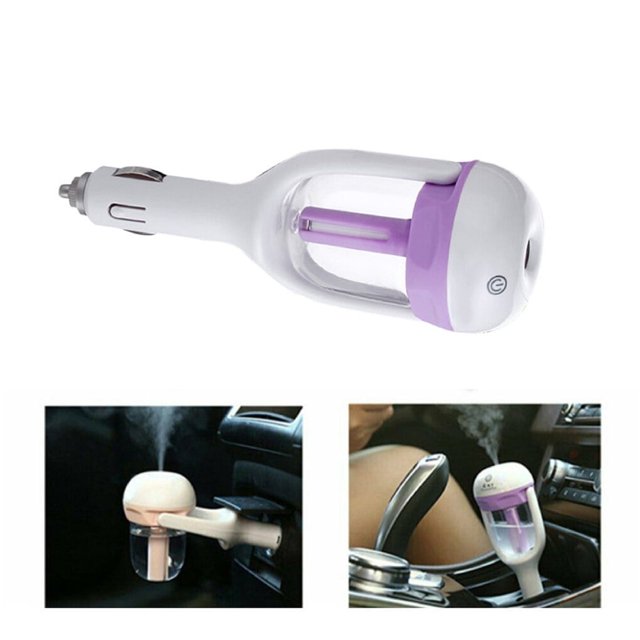 NANDIYNZHI Big Deals Car Air Humidifier Vehicle Air Diffuser Mist Sprayer Auto\ Off Aroma Humidifiers For Bedroom Purple
