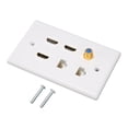 thumbnail image 3 of HD Multimedia Interface Wallplate, TV F Head HD Multimedia Interface Ethernet Wallplate pour la Maison, 3 of 8