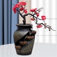 thumbnail image 4 of HLONK Tabletop Water Fountain Waterfall Flower for Home Decorations, 4 of 8