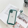 thumbnail image 4 of Clear Transparent Silicone Full-Body Protective Case  – Shockproof, Ultra-Durable Gel TPU Cover (Black,iphone15promax), 4 of 11