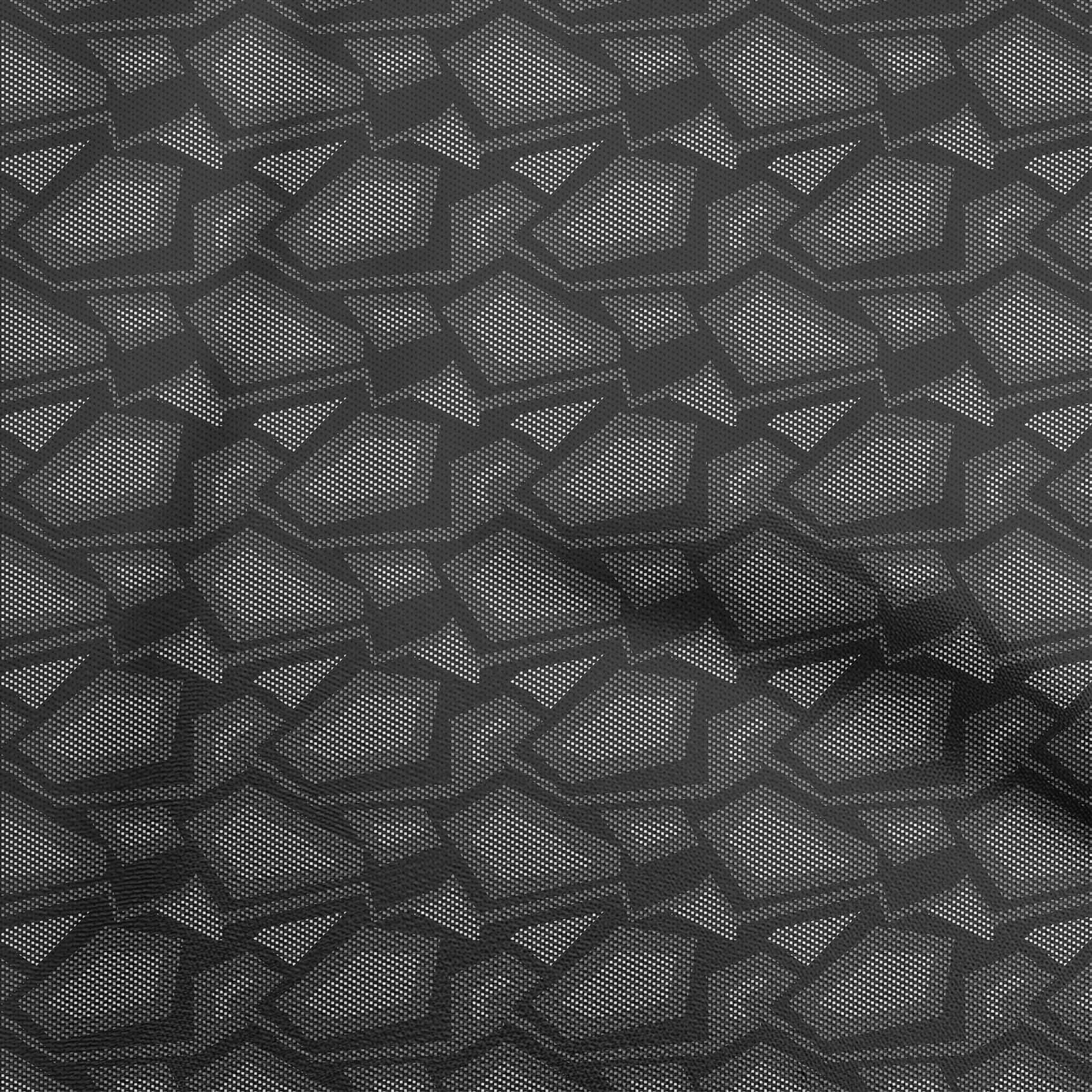 oneOone Cotton Cambric Gray Fabric Abstract Fabric For Sewing Printed Craft Fabric By The Yard 56 Inch Wide