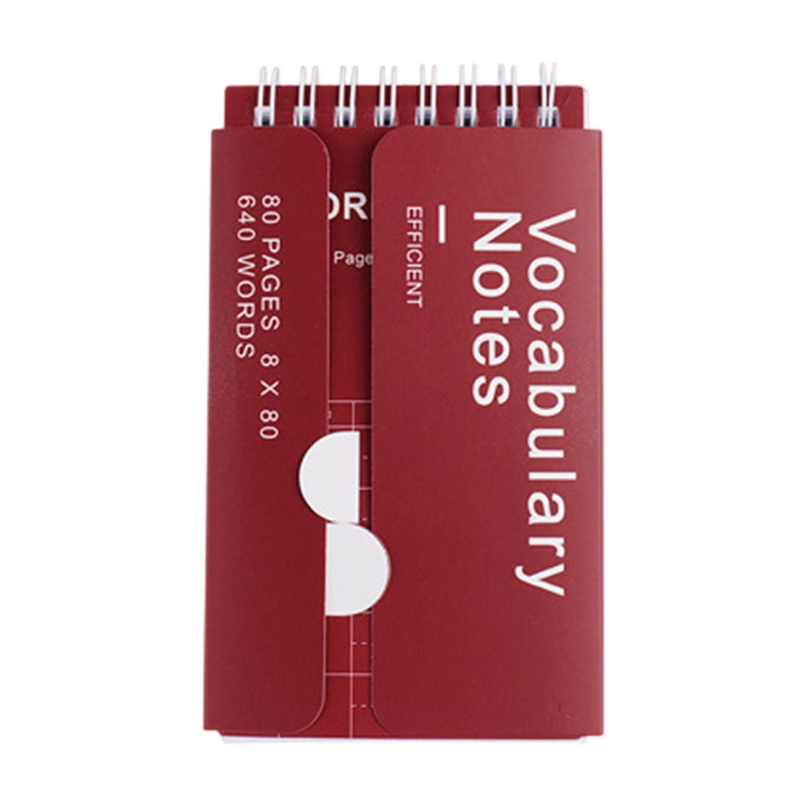 Notebook with Pockets Student Mini Writing Board Pocket Notebook Recite Portable Notebook Ring Buckle Coil Small Notebook Small Pocket Notebook