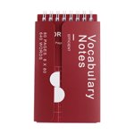 Notebook with Pockets Student Mini Writing Board Pocket Notebook Recite Portable Notebook Ring Buckle Coil Small Notebook Small Pocket Notebook