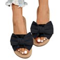thumbnail image 4 of Kcodviy Women Flat Beach Slippers Low Wedge Sandals for Women Slip on Slippers Flat Womens Beach Sandals Open Toe Summer Casual Women Sandals Beach Slippers, 4 of 8