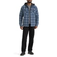 thumbnail image 2 of Wrangler® Men's Hooded Shirt Jacket, Blue, 2 of 6