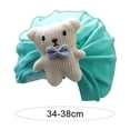 thumbnail image 3 of Infant Hat Comfortable Delicate Edging Cotton Cartoon Bear Elastic Baby Beanie for Daily, 3 of 10