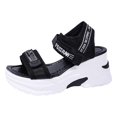 thumbnail image 2 of IUJSOY Womens Sandals Open Toe Platform Sneakers Lightweight Cushion Hook and Loop Athletic Shoes, 2 of 9