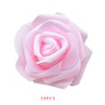 thumbnail image 1 of Braveheart 50pcs Artificial Bionic Flowers PE Foam Fake Lifelike Roses Wedding Egagement Decorations, 1 of 9