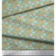 thumbnail image 3 of Soimoi polyester Crepe Fabric Triangle Geometric Print Fabric by the Yard 52 Inch Wide, 3 of 3
