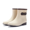 thumbnail image 1 of LSLJS Women Non-Slip Solid Color Rain Shoes Fashion Plastic Low Heel Hasp Mid, Women's Rain Boots, 1 of 4