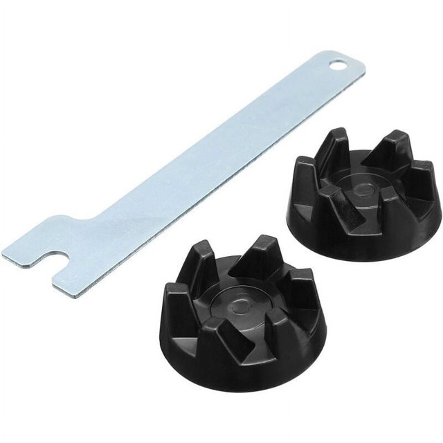 Trousse de Clé, Filetage Inversé en Aluminium pour Coupleur de Mélangeur, Installation Facile, Assurance Qualité, Compatible avec les Modèles KitchenAid, Dents en Caoutchouc pour un Ajustement Sécuritaire