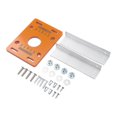 thumbnail image 4 of Wood Router Slotting Locator with 65mm Slotted Base and Fastening Bracket,Aluminum Alloy Edge Trimmer Router Attachment for Chamfering,Grooving,Curve Cutting and Various Woodworking(Without stopper), 4 of 10