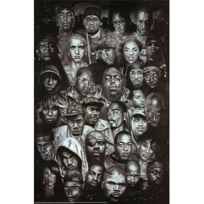 GB Eye XPE160273 Legends of Rap & Hip Hop Poster Print, 24 x 36