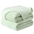 thumbnail image 1 of Unique Bargains Luxury Fleece Bed Blanket Woven Mesh, 1 of 10