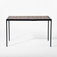 thumbnail image 4 of Homy Casa Modern Dining Table with Sturdy Metal Frame – Rectangular Desk Study Table for 4 Person, Espresso, 4 of 5