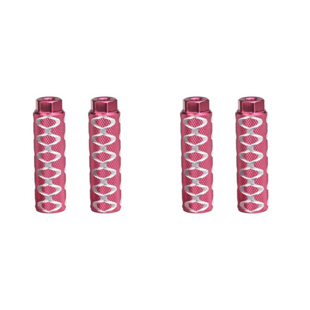 Baohd 2x Precise Fit And Corrosion-resistant Bike Pegs For Long-lasting Usage red 2Set