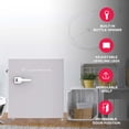 thumbnail image 2 of Frigidaire 1.6 Cu. ft. Retro Mini Fridge with Side Bottle Opener, Compact Refrigerator with Freezer Compartment, Moonbeam, 2 of 11