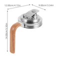 thumbnail image 2 of EIGTHTAIL Jar Sealing Pouring Lid Wide Mouth Round Jar Covers Replacement Drinking Lid 2pcs, 2 of 8