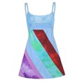 thumbnail image 2 of Fortune Women Sheath Dress Y2K Bodycon Mini Slip Dress Slim Fit Strap Dress, 2 of 9