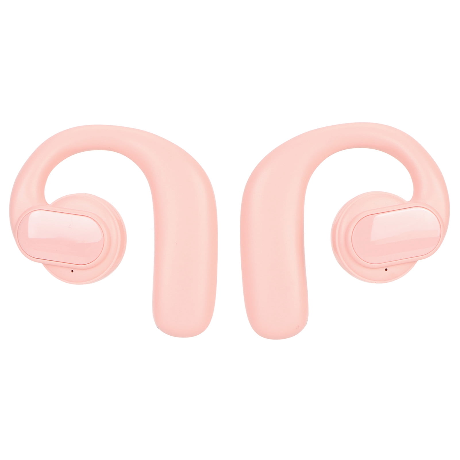 Portable Earbuds, Wireless Earbuds Open Ear ENC Noise Reduction 16 Mm Speakers with Charging Case for Calls for Cycling Pink