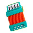 thumbnail image 4 of 10 Keys 8 Bass Piano Accordion Musical Instrument for Beginner Kids Children Green, 4 of 9