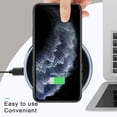 thumbnail image 4 of Wireless Charger, 15W Max Fast Wireless Charging Pad - Ultra Slim, User-Friendly Design - Compatible with All Qi-enabled Android and IOS phones - Black, 4 of 9