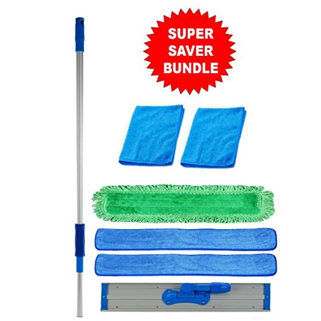 Real Clean Trousse de Vadrouille en Microfibre Commerciale de 36 Pouces