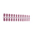 thumbnail image 4 of 1 Set Glue on Nails Colors. Medium Length Files Stick Full Cover Wraps Art Decals Artificial Beauty Tool Manicure Kit Decorations 24, 4 of 6