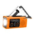 thumbnail image 1 of BELOVING Emergency Radio Compact Multifunctional Weather Radio for Home Hiking Indoor Orange, 1 of 10