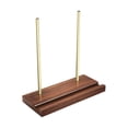 thumbnail image 1 of HUASHENG Vinyl Record Holder Now Playing Record Stand Solid Walnut For Tabletop Single Album Display & Storage For Record Player Accessories Lovers, 1 of 7